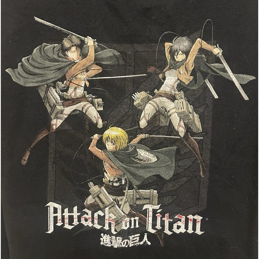 Attack On Titan Shirt Mens XL Cartoon Anime Lootwear Exclusive Tee